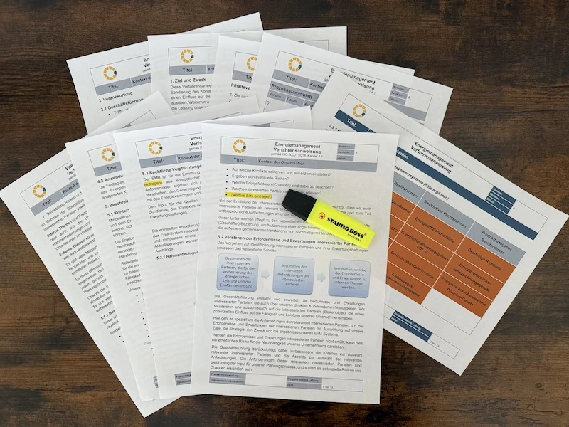 Verfahrensanweisung Klimaschutz ISO 50001